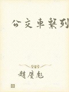 公交车系列说说