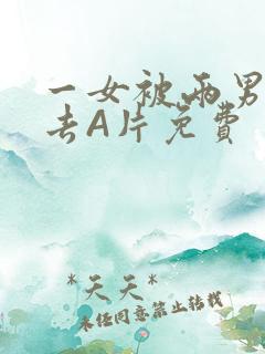 一女被两男桶进去A片免费