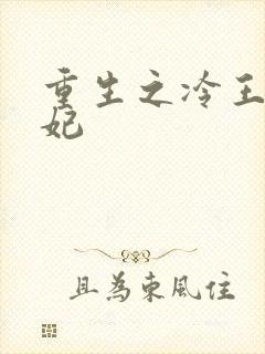重生之冷王的毒妃