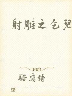 射雕之乞儿传说