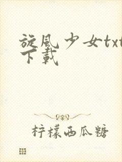 旋风少女txt下载