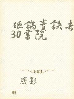 砸锅卖铁去上学30书院