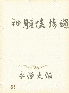 神雕侠杨过后传