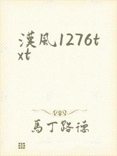 汉风1276txt