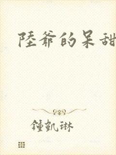 陆爷的呆甜萌妻