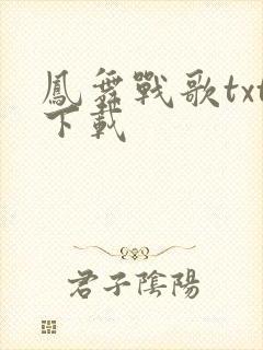 凤舞战歌txt下载