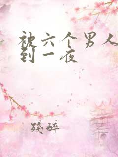 被六个男人躁J到一夜