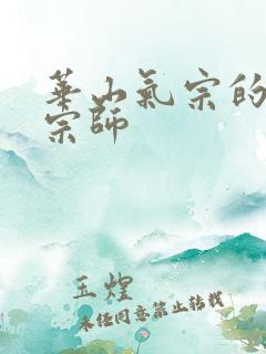 华山气宗的形意宗师