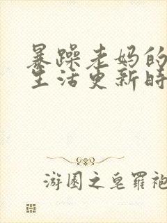 暴躁老妈的日常生活更新时间