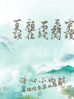 夏颜石磊穿越小说在线阅读