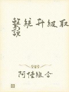 系统升级取液小说