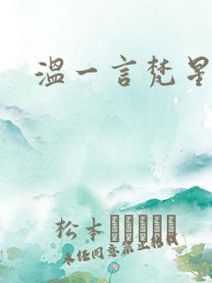 温一言梵星小说
