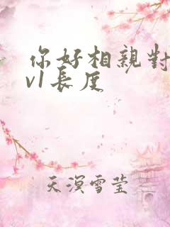 你好相亲对象1v1长度