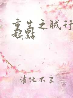 重生之贼行天下起点