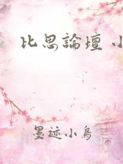 比思论坛 小说