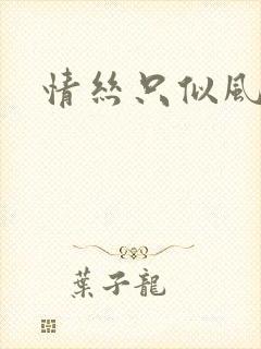 情丝只似风前絮