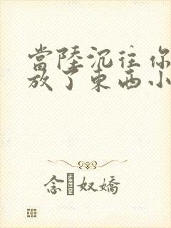 当陆沉往你里面放了东西小玩具