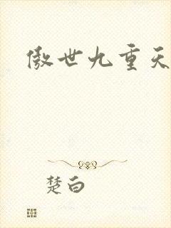 傲世九重天小说