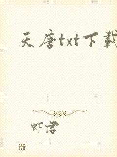 天唐txt下载