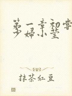 第一章初尝禁果少妇小莹