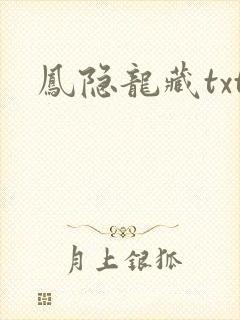凤隐龙藏txt