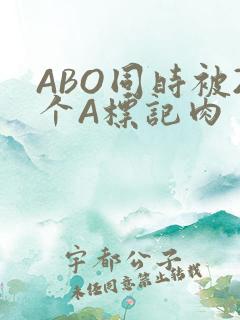 ABO同时被2个A标记肉