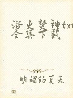浴火焚神txt全集下载