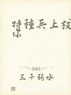 特种兵上校赖上你