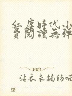 红尘时代小说免费阅读无弹窗