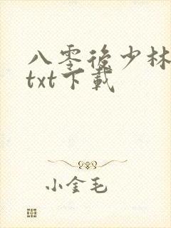 八零后少林方丈txt下载