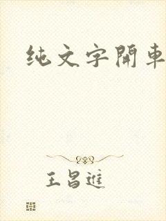 纯文字开车