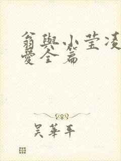 翁与小莹凌晨欢爱全篇