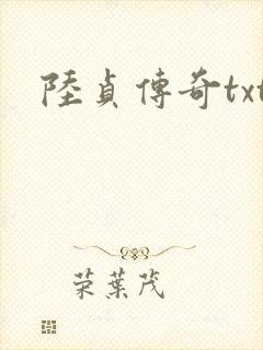 陆贞传奇txt