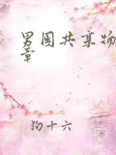 男团共享物第一章