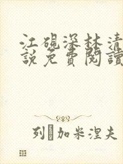 江砚深林清浅小说免费阅读