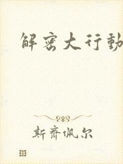 解密大行动