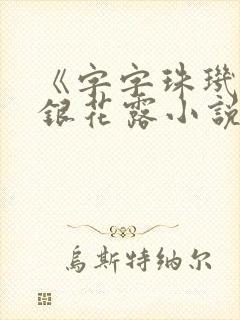 《字字珠玑》金银花露小说