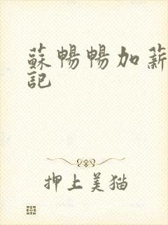 苏畅畅加薪奋斗记