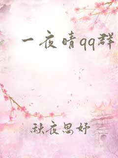 一夜晴qq群