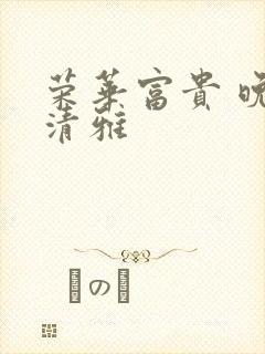 荣华富贵 晚歌清雅