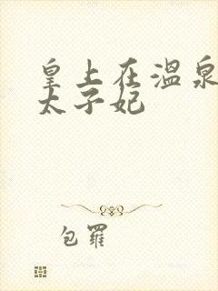 皇上在温泉要了太子妃