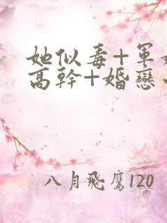 她似毒+军婚+高干+婚恋小说