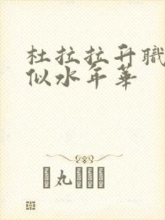 杜拉拉升职记之似水年华