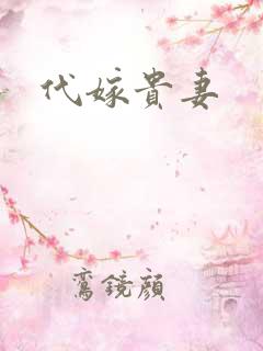代嫁贵妻