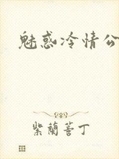 魅惑冷情公子