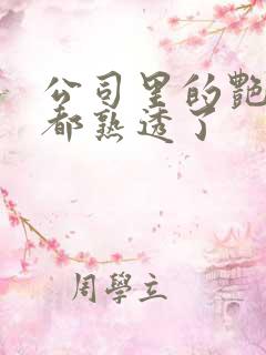 公司里的艳妇们都熟透了