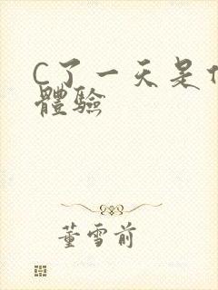 C了一天是什么体验