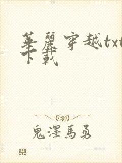 华丽穿越txt下载