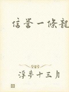 信誉一条龙