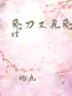 飞刀又见飞刀txt